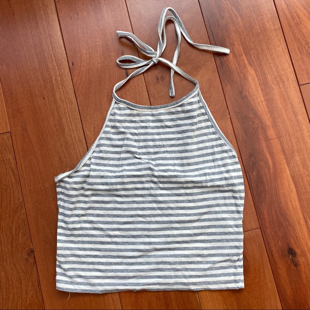 Striped crop top